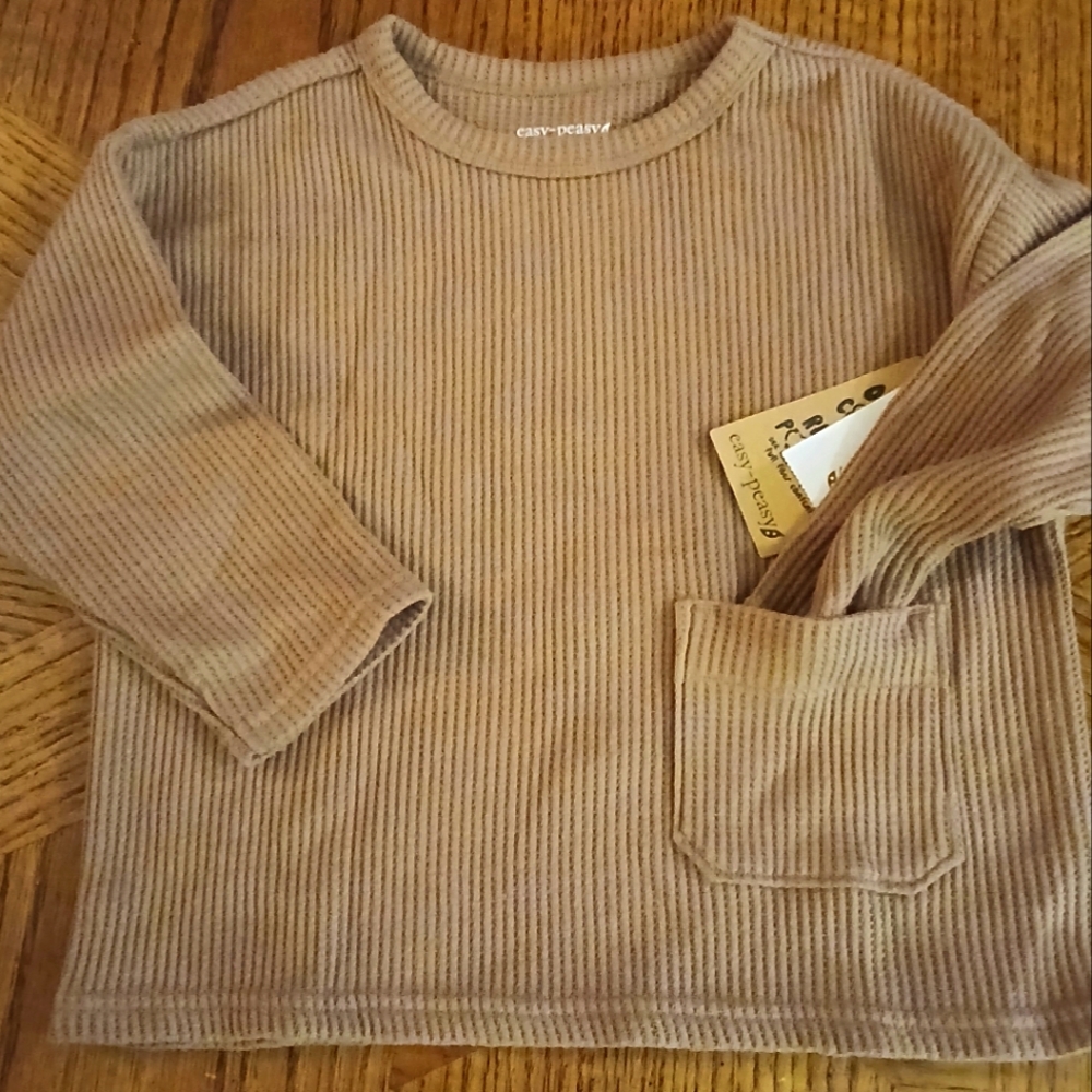 Cozy 3T New Crewneck Ribbed Sweater